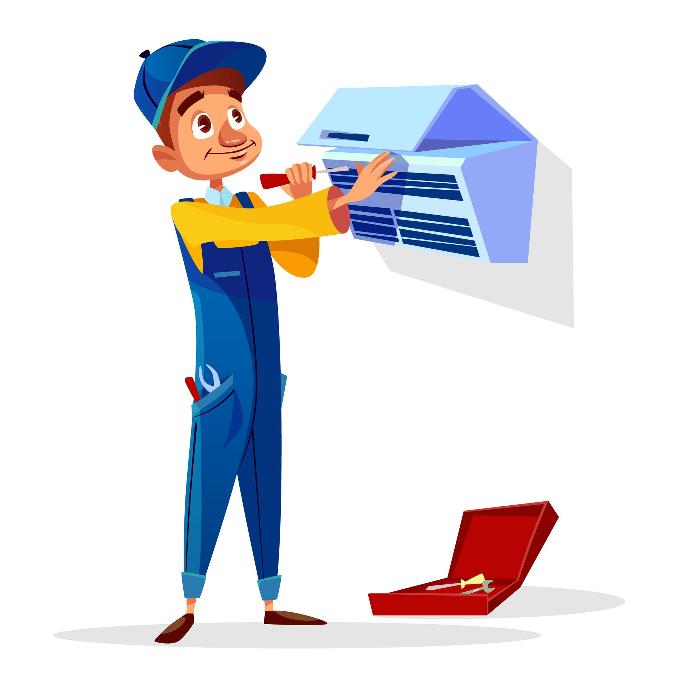نقوم بتنظيف المكيفات بشكل جيد لضمان أدائها الأمثل وزيادة كفاءتها في استهلاك الطاقة. يتم تنظيف فلاتر المكيفات والمراوح وجميع الأجزاء الداخلية للمكيف.